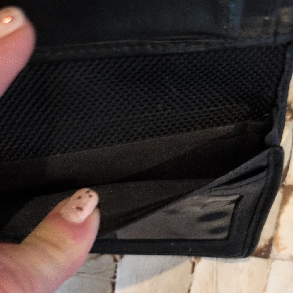 Tumi Black Leather Card Holder